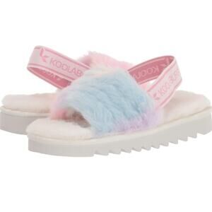 Koolaburra by UGG Unisex - K Fuzz'n Pastel Sandal, Size 9 NWT Cozy Gift Ready